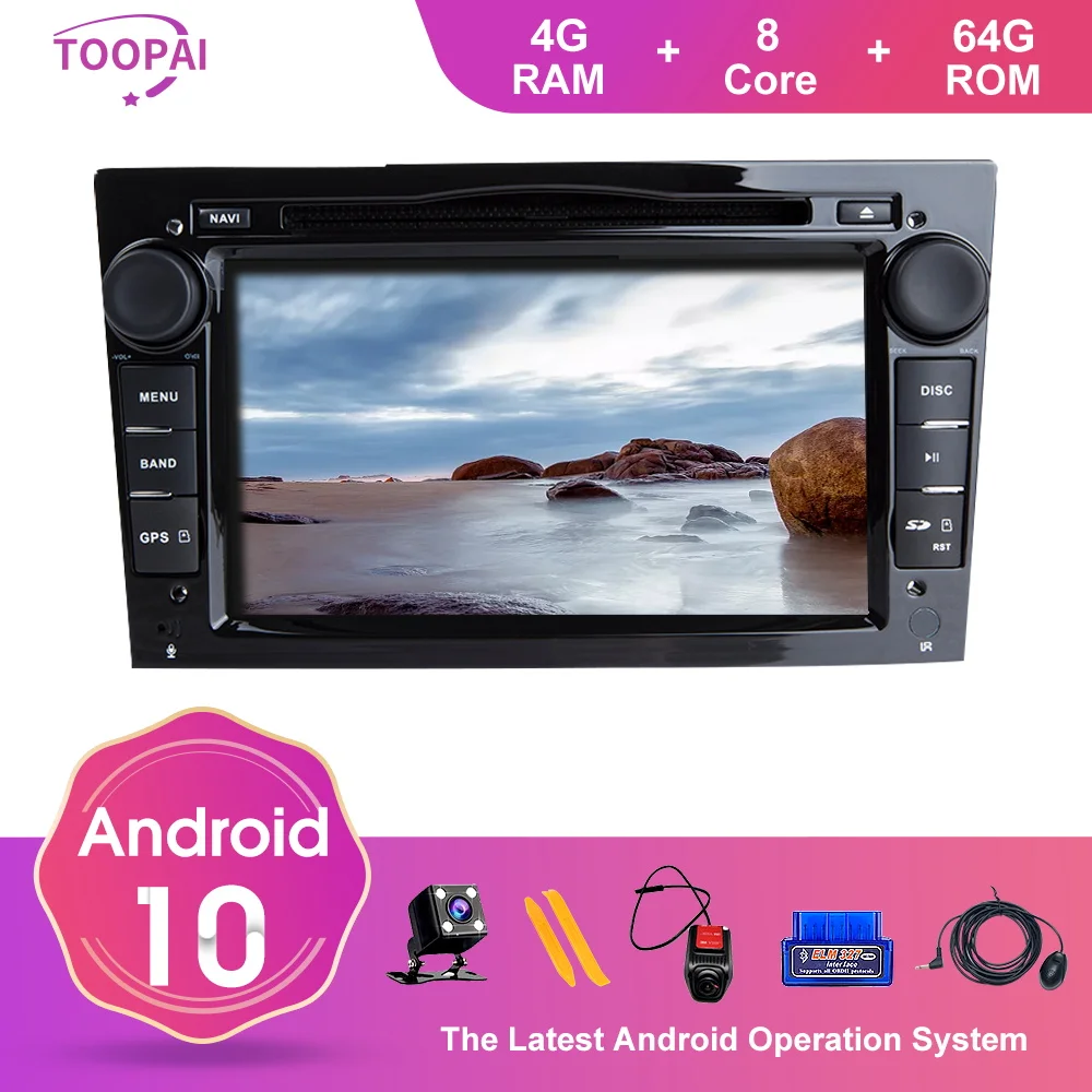 TOOPAI Android 10 для Opel Antara Vectra Crosa Auto 2004-2009 Авто Радио Стерео GPS навигация автомобильный