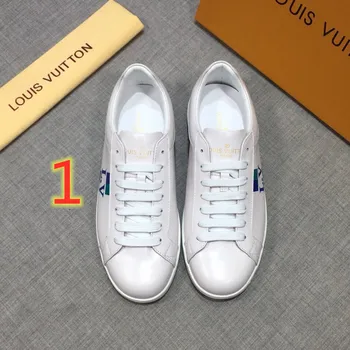 

ZO86 LOUIS VUITTON- LV- Fashion Luxury Brand Super Quality Shoes Men's Shoes Genuine Leather Women's Shoes original package