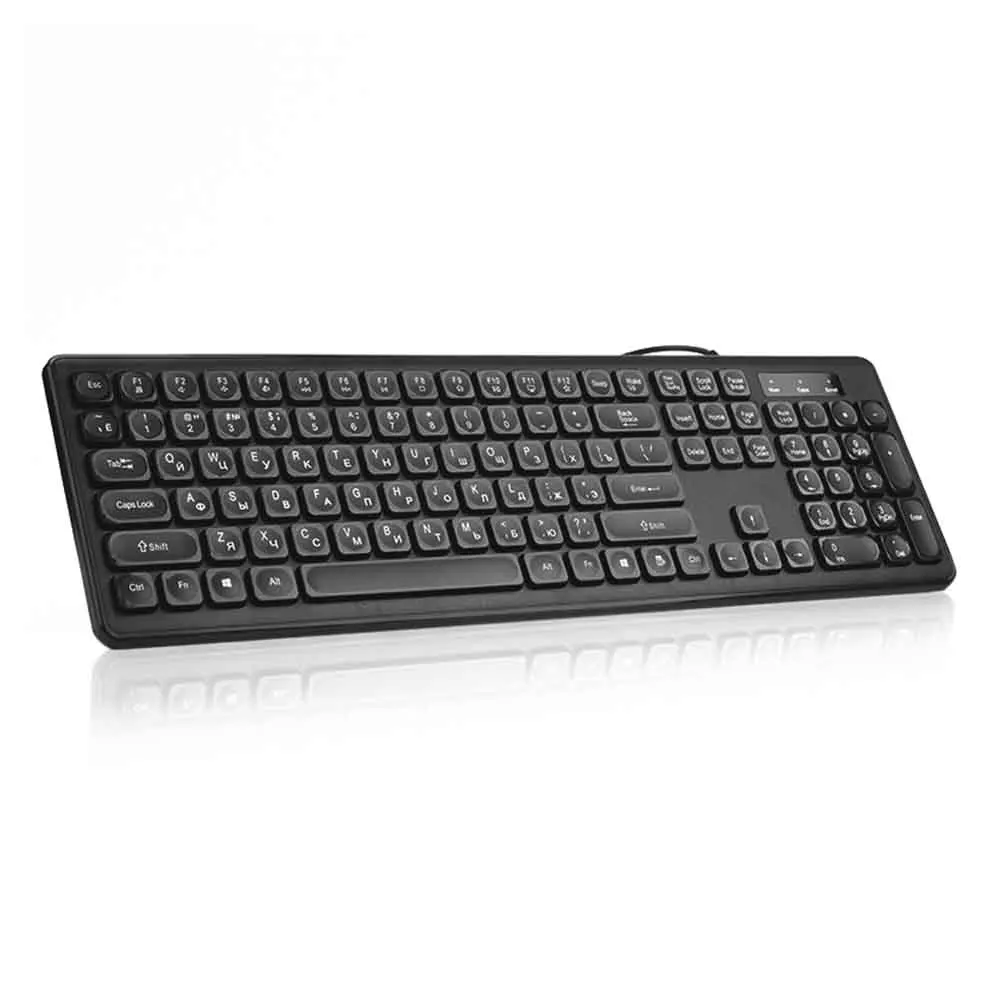 108 ключ домашний USB кабель подсветка русская игровая клавиатура эргономичная школьная настольная квадратная клавиатура Механическая офисная компьютерная ПК