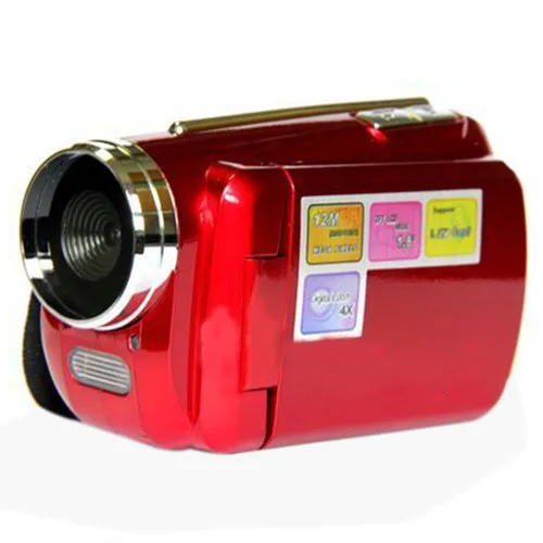 

12MP Mini Digital Video Camera DV Camcorder 1.8" TFT LCD 4xZoom TV out function Red