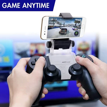 

2 Pack Game Controller Clip for Android Smart Phone, 180 Degree Gaming Holder Mount Stand Bracket for Playstation 4 Game Control