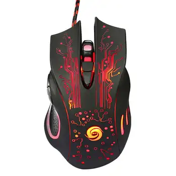 

Professional Wired Gaming Mouse 6 Button Led Optical Usb Computer Mouse Gamer Mice K1013 Game Mouse Silent Mouse For Pc Random C