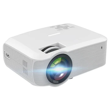 

T23 Projector Home 1080P Full HD Wireless Projector Small Smart Phone Same Sn Projector 3300 Lumens(EU Plug)