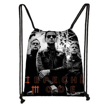 

Custom Depeche Drawstring Bag Daypack Kids Satchel Casual Backpack Teenager Storage Bag Women Men 32x38cm*181031-03-90