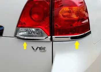 

Chrome Rear Tail light Trim For Toyota Land cruiser FJ200 LC200 2013 2014 2015