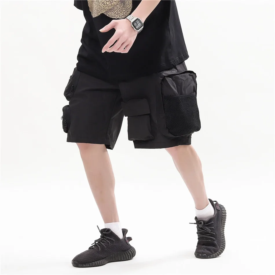 

Oversized Summer Rhude Shorts High Quality Overalls Stereoscopic Rhude Big Pocket High Street Washed Outdoor Sweatpants