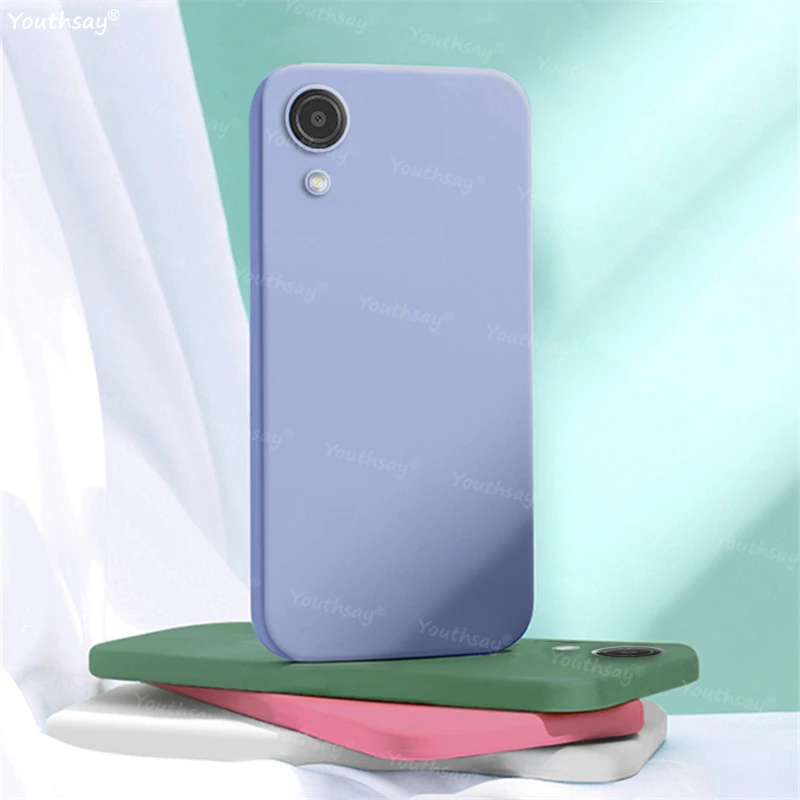 For Samsung Galaxy Core Case For Samsung A03 Core A53 A22 A52 A72 Case Silicone Plain Protector Rubber Soft Cover|Phone Case & Covers| - AliExpress