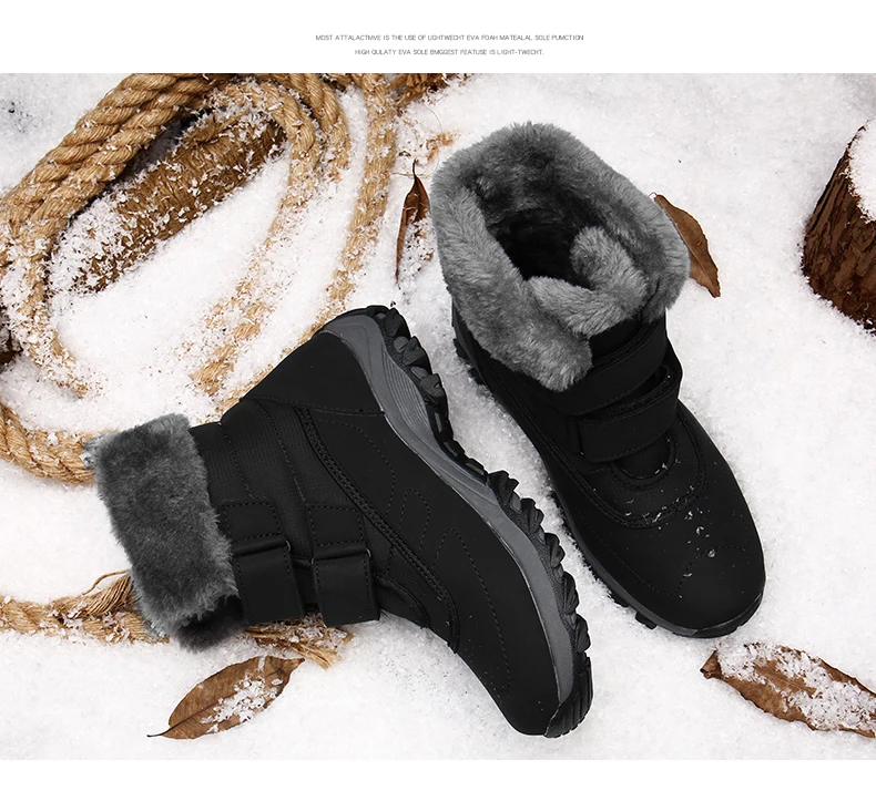 TYDZSMT/женские зимние ботинки; водонепроницаемые теплые плюшевые ботинки; новые женские зимние ботильоны на плоской подошве; модные женские ботинки из хлопка;