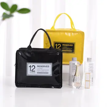 

Travel Cosmetics Storage Bag PU Waterproof Washing Bag Female Skin Care Kit Cosmetic Bag Large Capacity Portable Handbag