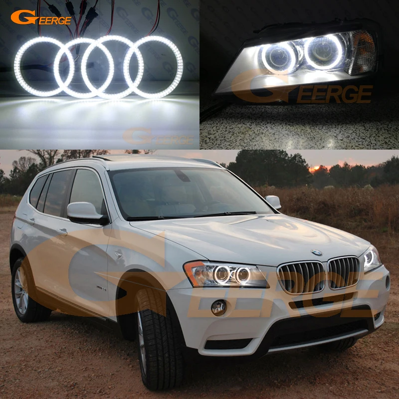 Для BMW X3 F25 2010 2011 2012 2013 2014 предлицевая сторона ультра яркий SMD СВЕТОДИОДНЫЙ