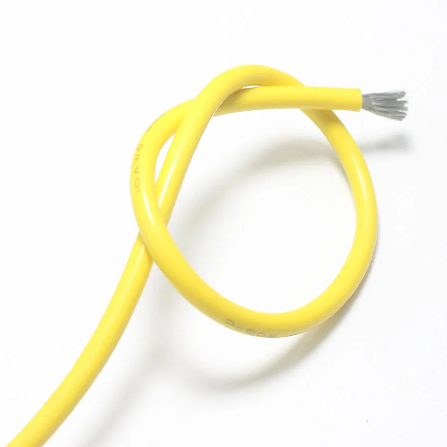 2 метровый 10awg силиконовый провод ультра гибкий кабель 5 3 мм2 Для ПВХ изоляционных