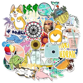 

50Pcs Cool Pet Graffiti Stickers For Luggage Laptop Fridge Car Toy Skateboard Waterproof Decal Stickers