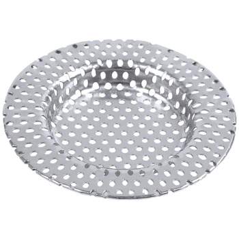 

Bathroom Stainless Steel 4.5-5.5cm Dia Drain Washbasin Sink Drainer Strainer