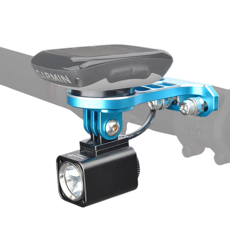 

HE06 Extend Bracket Multifunction Carbon Fiber Holder Support TrustFire D20 Bicycle Light GARMN BRYTON GoPro Bike Computer