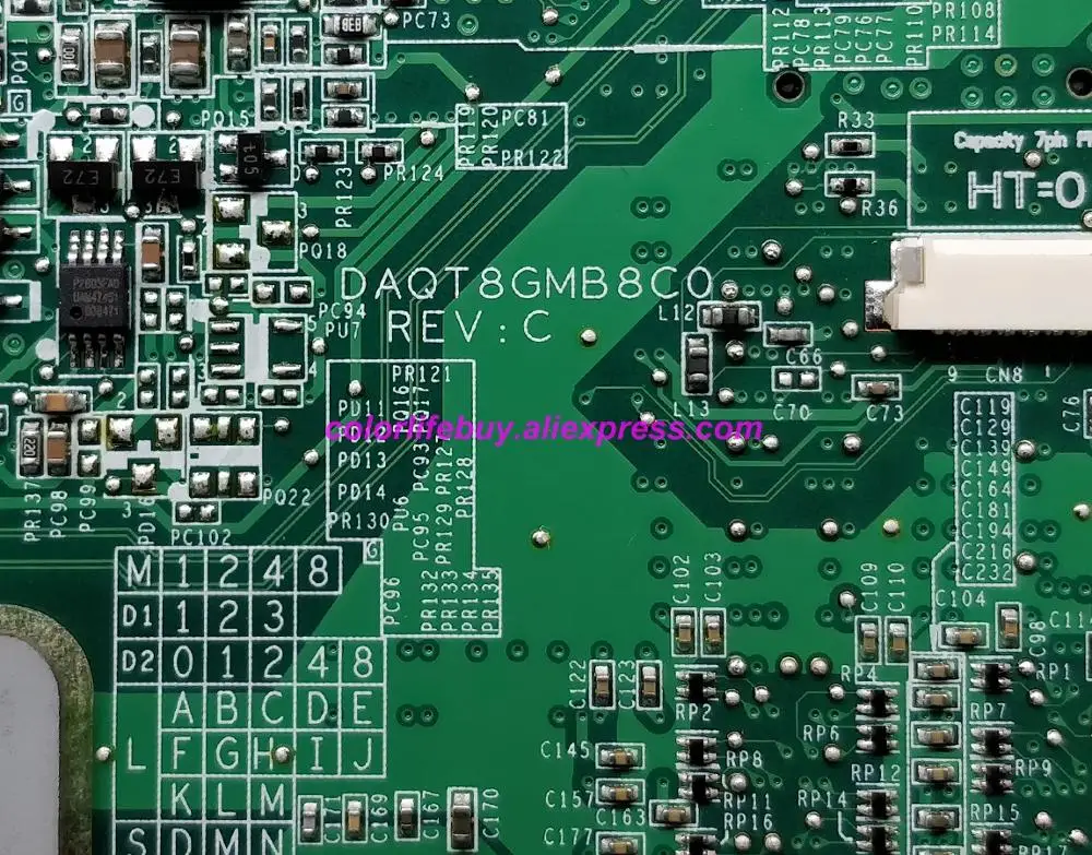Genuine 506069-001 DAQT8GMB8C0 Laptop Motherboard Mainboard for HP Pavilion DV5 DV5-1000 DV5-1200 Series Notebook PC
