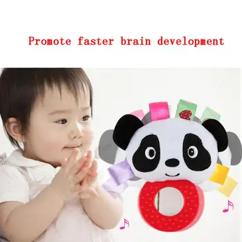 

2019 Baby Puzzle Rattles Lathe Hanging Ring Animal Rattle Crib Hanging Baby Stroller Hanging Toys Stuffed Soft Toys