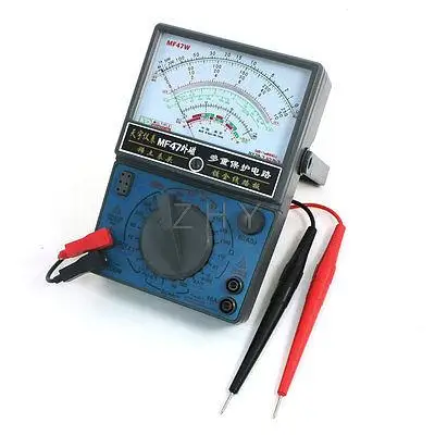 

MF47 Current Resistance AC/DC Volt Audio Level Testing Pointer Multimeter
