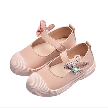 

Brand Girls Shoes Bow Cute Baby Kids Shoes For Girls pu Leather Sweet Toddler Children School Shoes tenis infantil