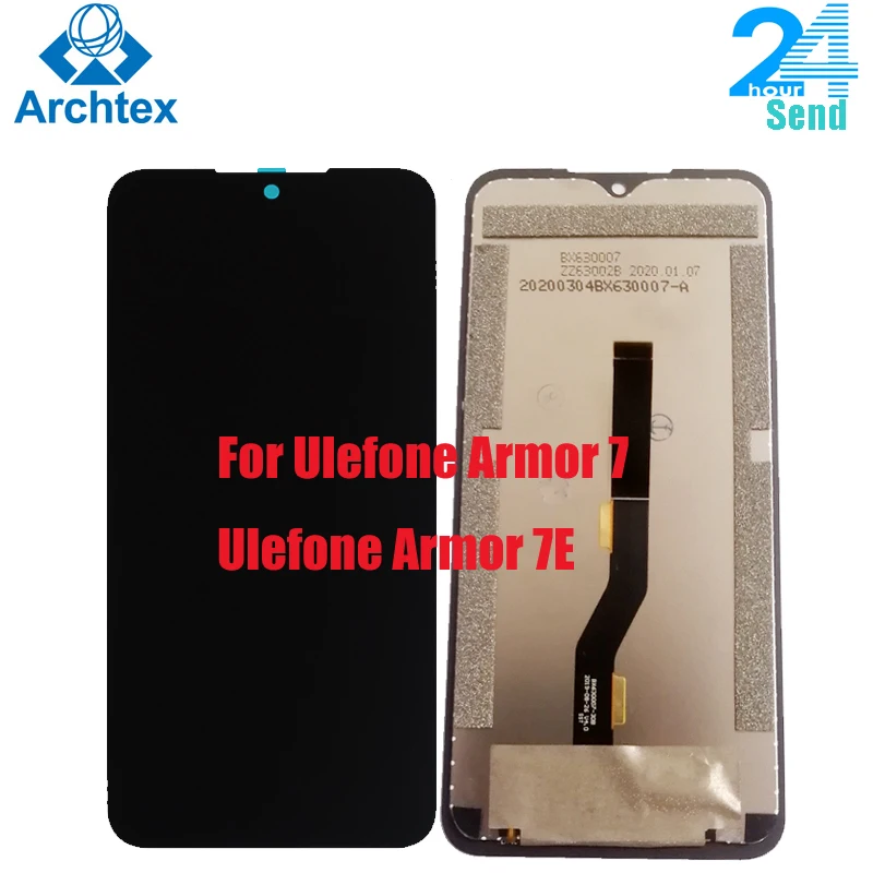 

6.3 inch For 100% Original Ulefone Armor 7 & 7E LCD Display +Touch Screen Digitizer Assembly Display Module Repair Android 10