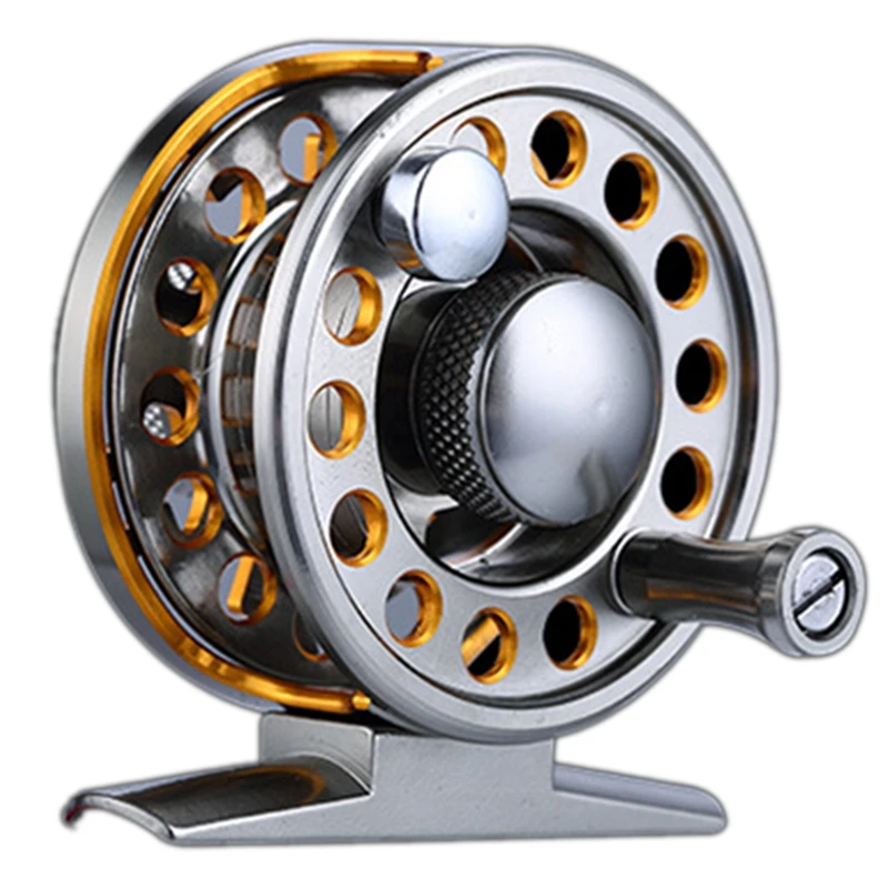 Полностью Металлическая ультра-светильник, катушка для подледной рыбалки, рыболовные снасти, переднее колесо, катушка для подледной рыбалки