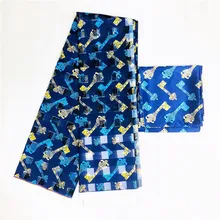 Новинка! Оранжевая органза, шелк, воск, африканская ткань, атлас, шелк, органза, квадратный стиль, шелк, воск, ткань для женского платья, 4+ 2 ярда