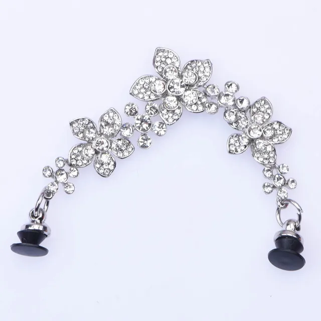 Bling Metal Croc Shoe Charms Women Butterfly Queen Crown Shoe Decorations Girl Flower Rhinestone Chains Wristband Accessories r6674