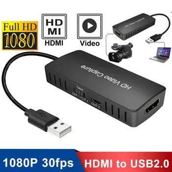 

4K 1080p HDMI to USB2.0 Video Game Capture Card for Nintend for Switch for PS4 for Xbox one Plug And Play