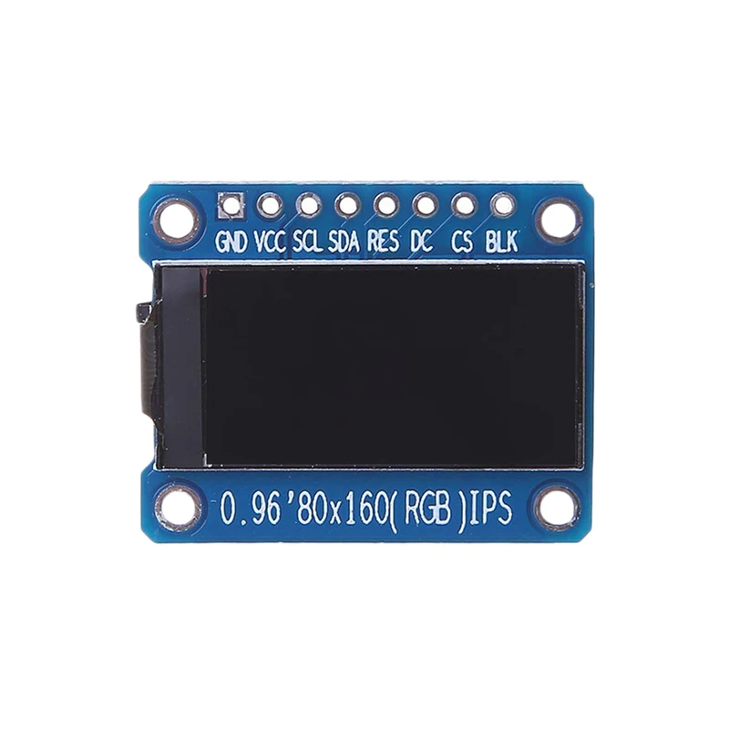 0 96 дюймов 7Pin полноцветный 80x160 TFT LCD IPS экран дисплей модуль SPI интерфейс ST7735 IC