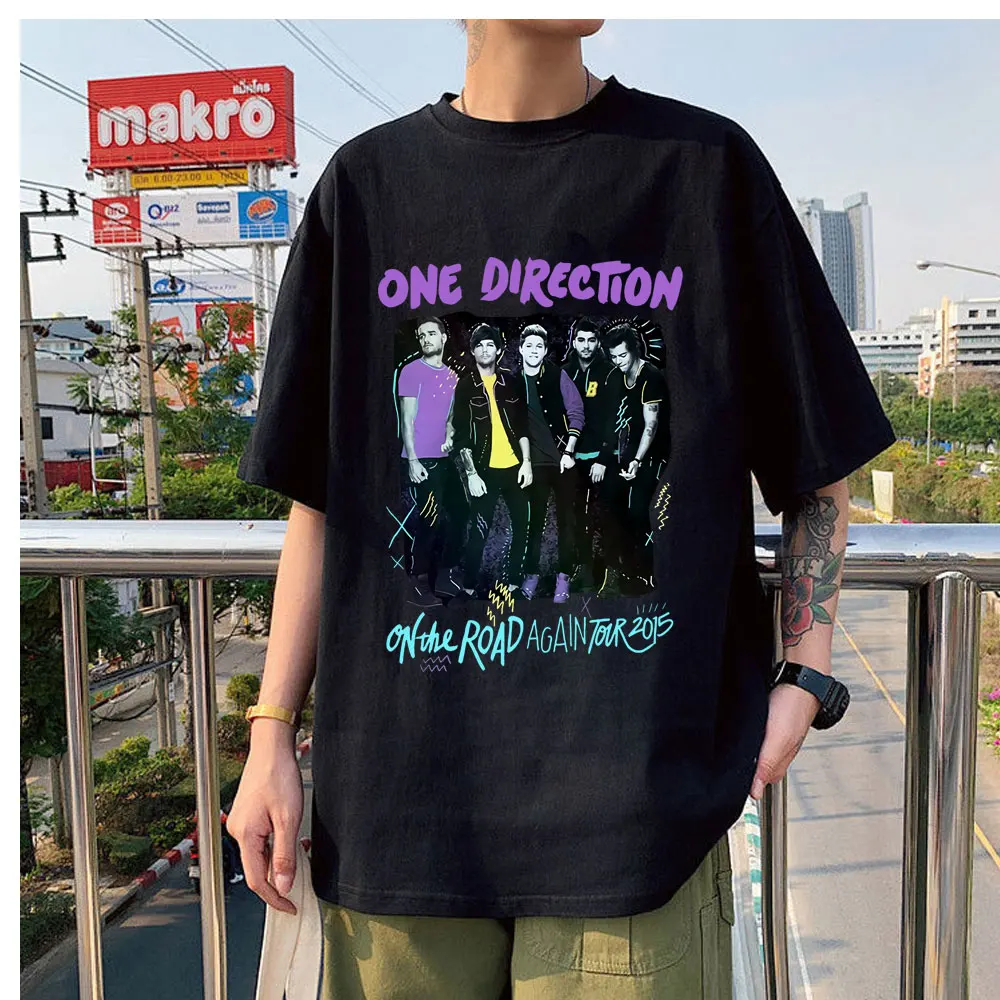 Футболка унисекс в стиле поп-мальчика универсальная Удобная Повседневная