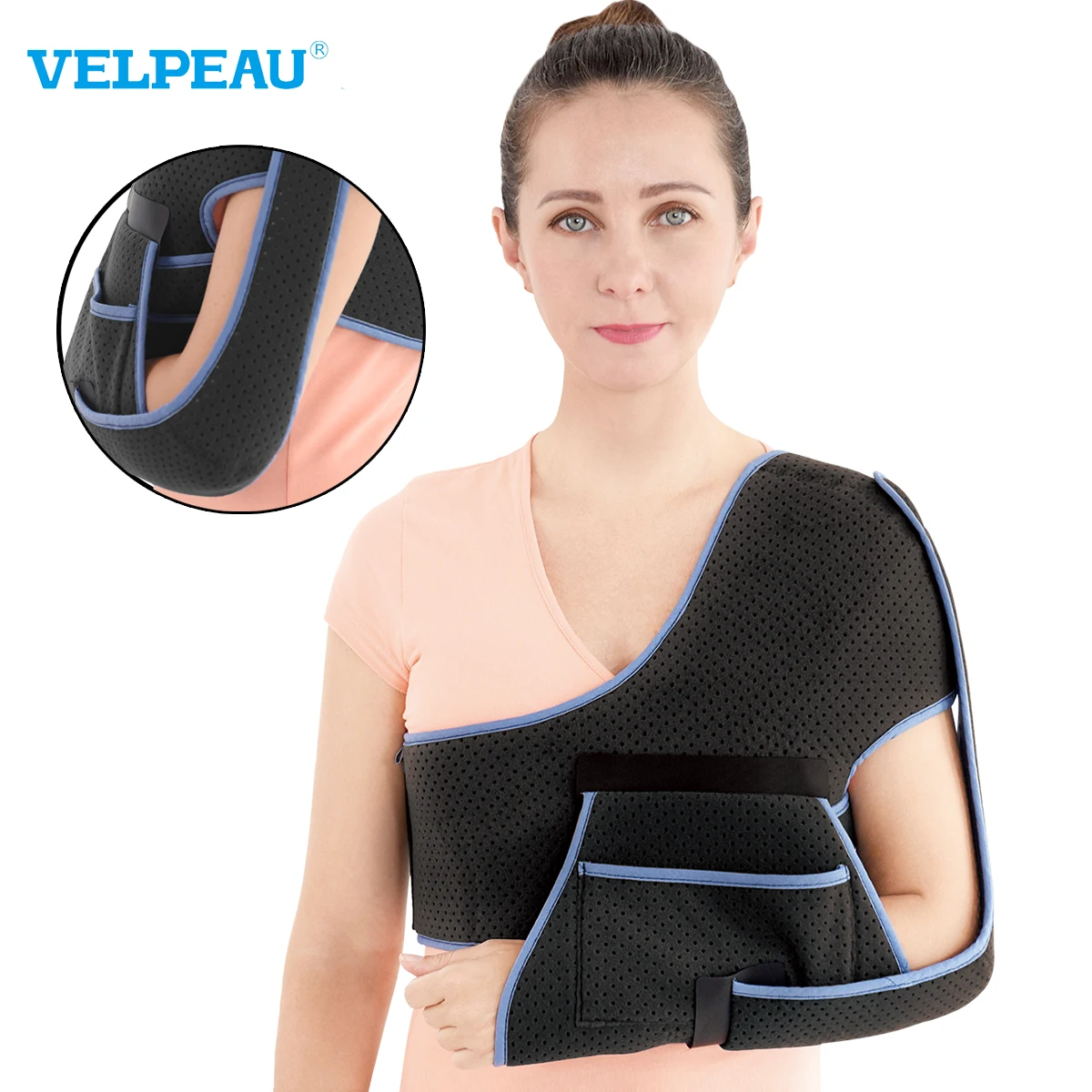 VELPEAU Shoulder Support Brace for Rotator Cuff Break Shoulder Arthritis Rheumatic Pain