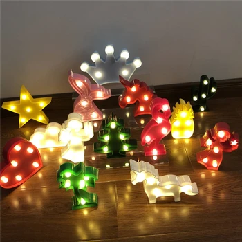 3D Cartoon Ananas/Flamingo/Cactus Modeling Lamp Led Night Light Leuke Decoratie Gift 3D Cartoon Ananas/Flamingo/Cactus Modeling Lamp Led Night Light Leuke Decoratie Gift