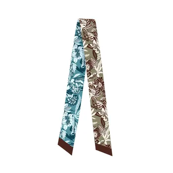 

34" Women Handbag Handle Ribbon Purse Scarf Hair Scarves Mini Scarf Neckerchief Head Band Women Scarf Silk Scarf Long Thin