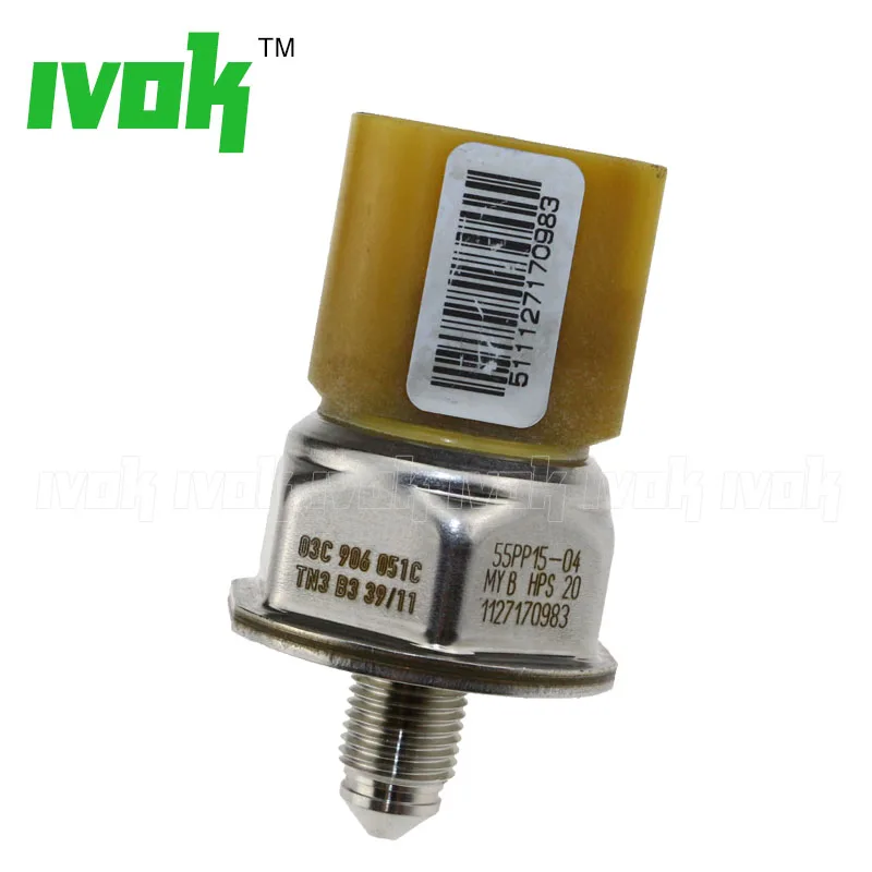 Датчик давления топливной рейки для Golf Jetta Passat Tiguan Eos Leon Skoda Touareg 03C906051C 03C906051H |