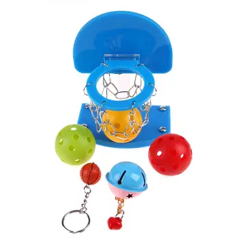 

Mini Parrot Basketball Stand Shoot Frame Interactive Puzzle Toys Training Intellectual Development Bird Pet Products