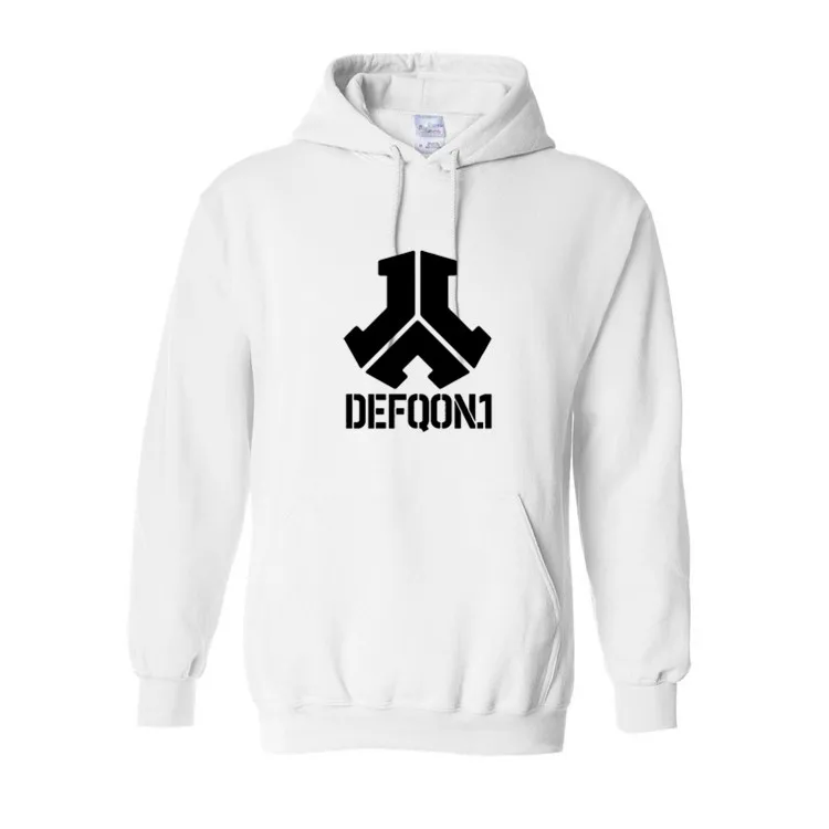 Толстовка Defqon мужская с капюшоном Повседневная хлопковая осенняя/Осенняя теплая