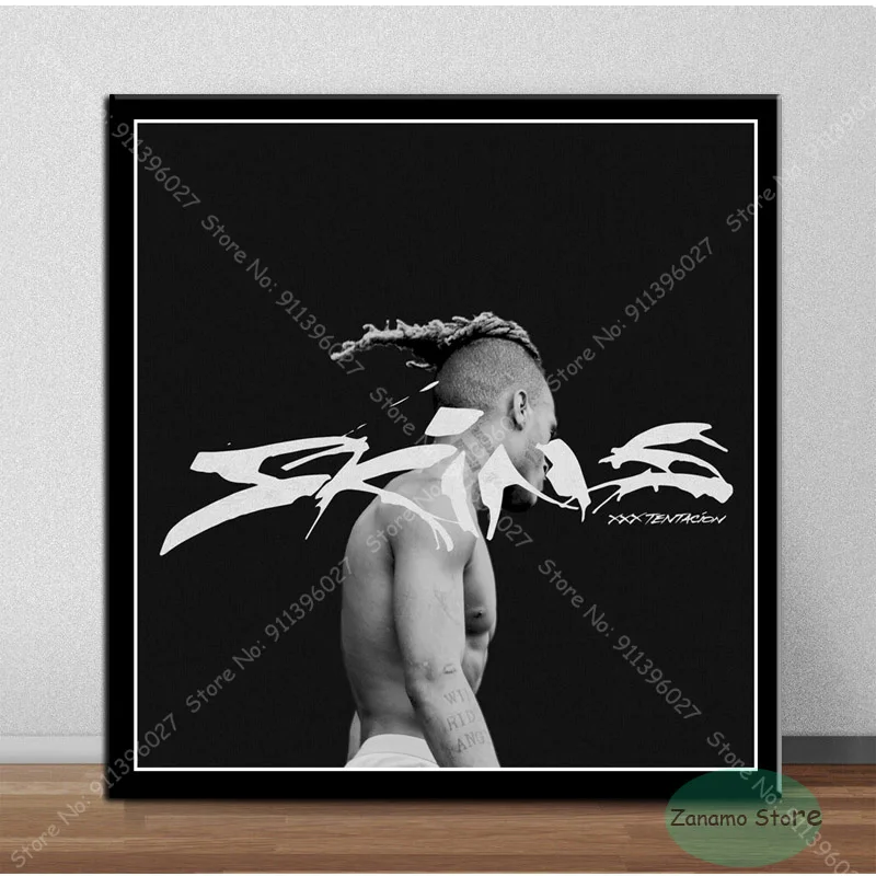 TZ112 в стиле хип-хоп с изображениями музыкальной обложки альбома XXXTENTACION шкуры Рэп