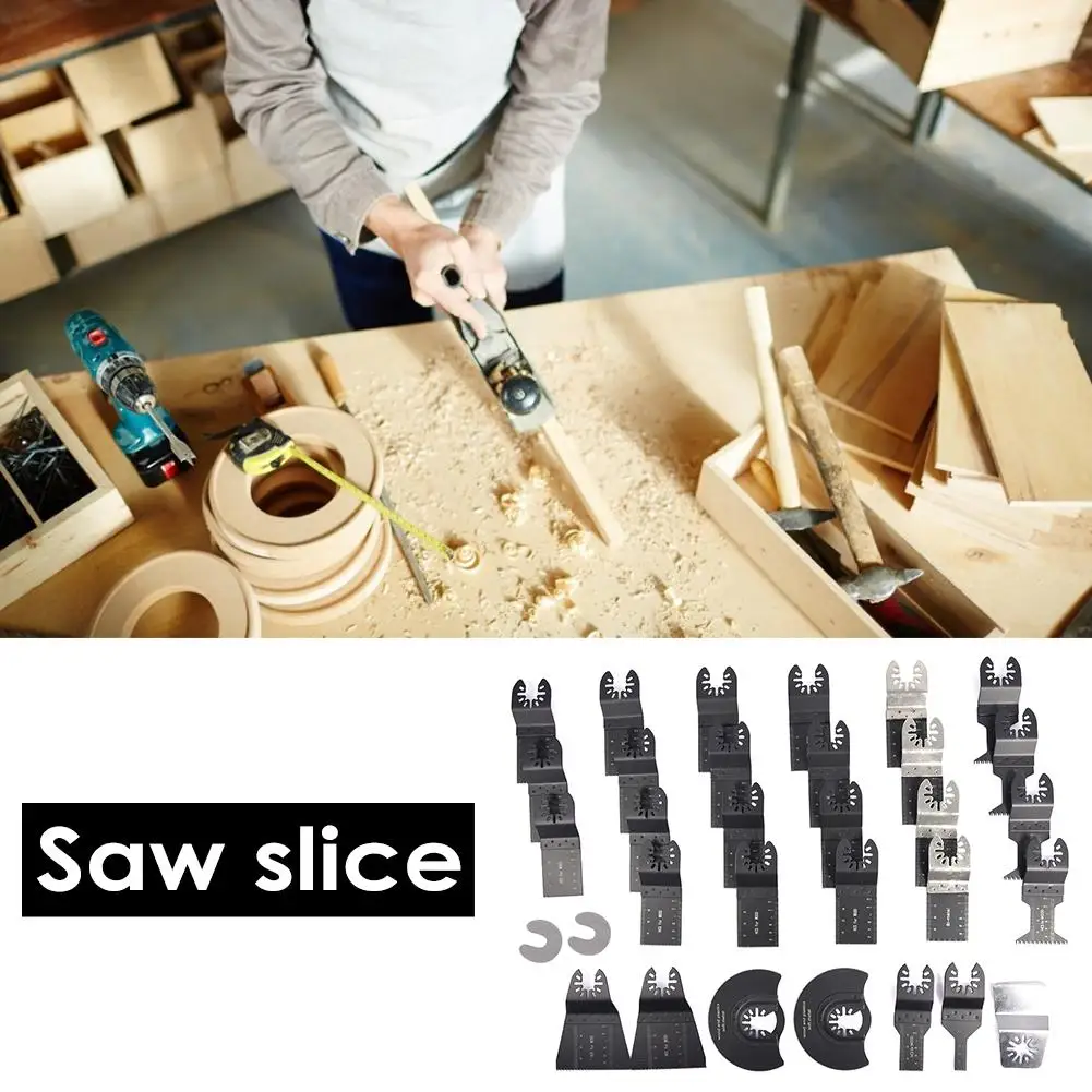 

Hot Cost-effective 31PCS Oscillating Saw Blades Multifunctional Blades Kit For Wood Metal Plastic Dewalt Tools Disco De Corte