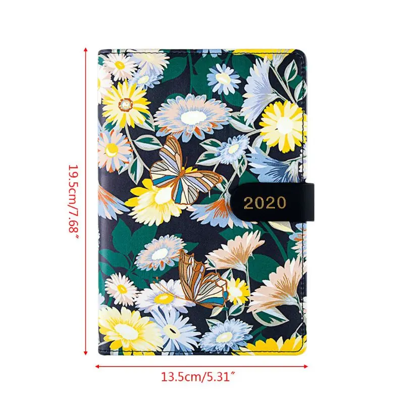 

Agenda 2020 Planner Orgainzer B6 Diary Grid Notebook Kawaii Korean Monthly Book N58E