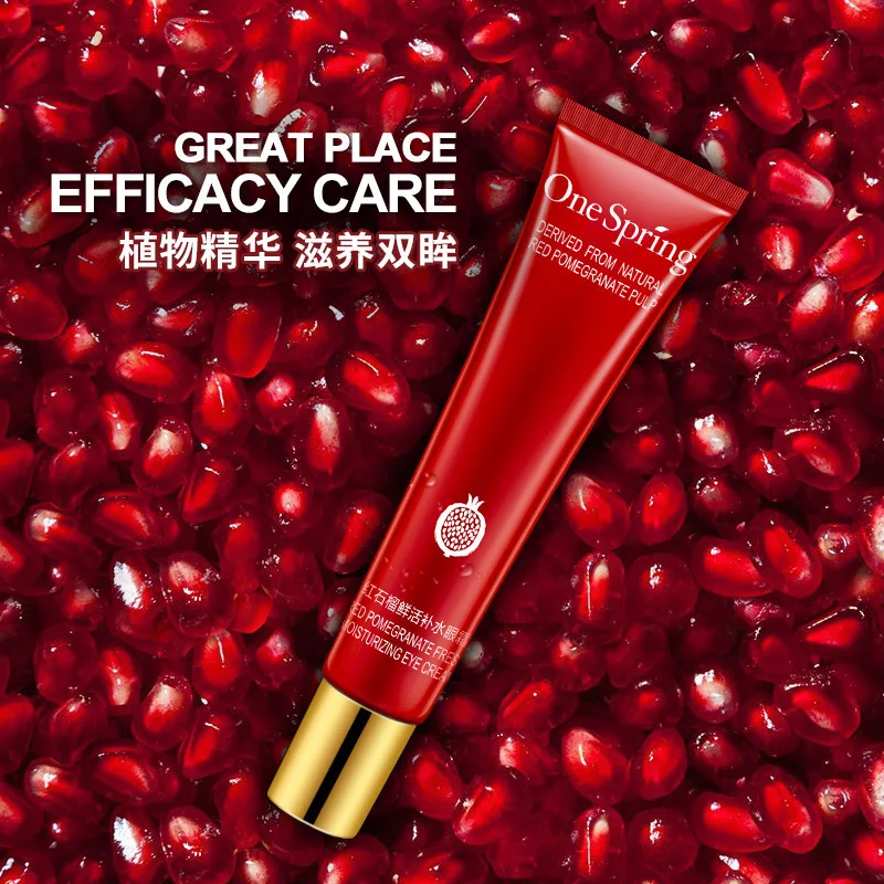 

One spring pomegranate fresh moisturizing eye cream nourishing moisturizing eye wrinkles eye contour firming eyes