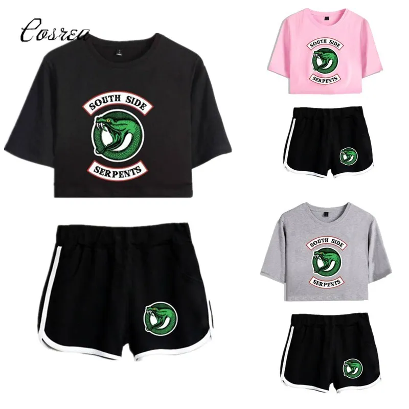 

Southside Riverdale Clothing Sport Suit Tshirt Riverdale Shirt T shirt Shorts Sport Clothing South Side Serpents Riverdale Girls