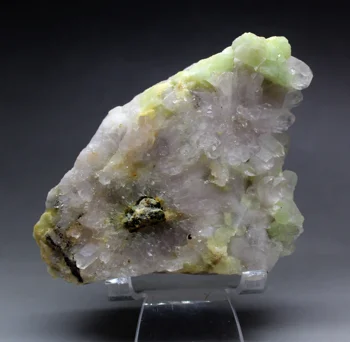 

386g Natural Prehnite and White Crystal Symbiotic Mineral Specimens stones and crystals healing crystals quartz gemstones