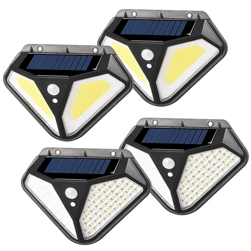 

VONGFONG LED Soar Wall Lamp Solar Powered Light PIR Motion Sensor 3 Modes Outdoor Solar Garden Light Energy Saving Wall Lamps