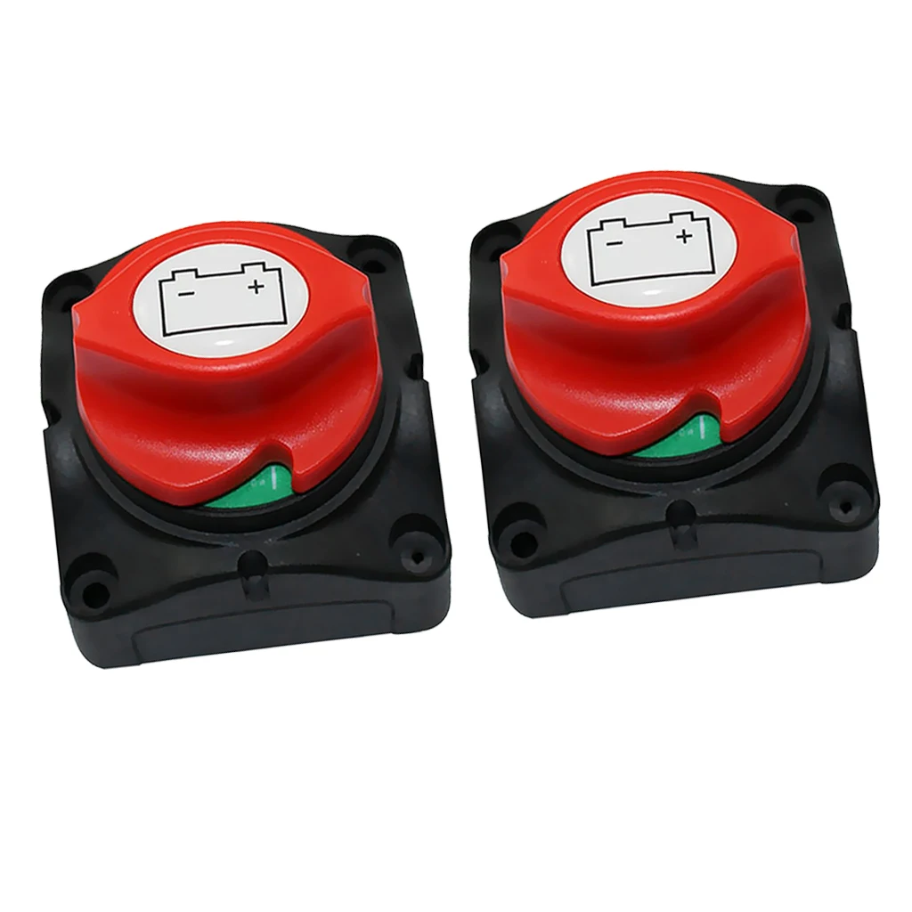 Pair Of Battery Isolator Disconnector For Marine Boat Car RV ATV Vehicles