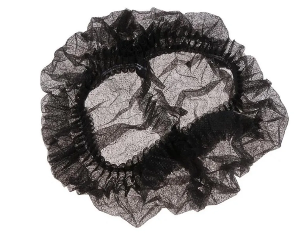 10 Pcs Disposable Hair Head Covers Net Bouffant Dustproof Anti Dust Caps Breathable Shower Bathing Hats Kitchen Industrial 4