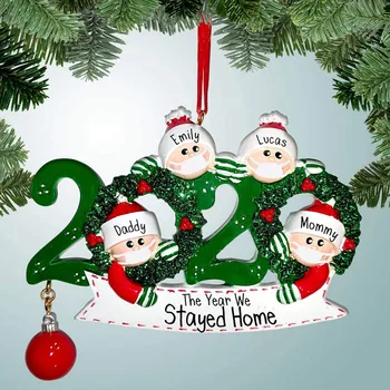 

Personalized Survived Family Of Ornament 2020 Christmas Holiday Decorations 2020 Christmas Personalized Survived Family Of Ornam