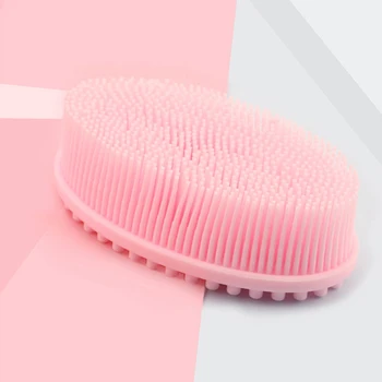 

Head Massage Shower Scrubber Silicone Home Scalp Body Brush Bath Puff Bubbles Soft Exfoliating Baby Shampoo Bathroom