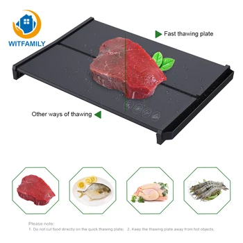 

Fast Defrosting Tray Thaw Frozen Food Meat Fruit Quick Defrosting Plate Board Defrost Kitchen Gadget Tool Dropshipping