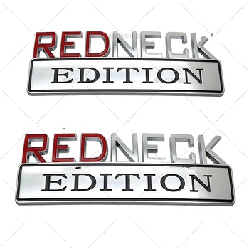 

17.7*6.4cm Car REDNECK EDITION Logo Badge Sticker for Jeep Off-road Modification Side Door Sticker Body Sticker
