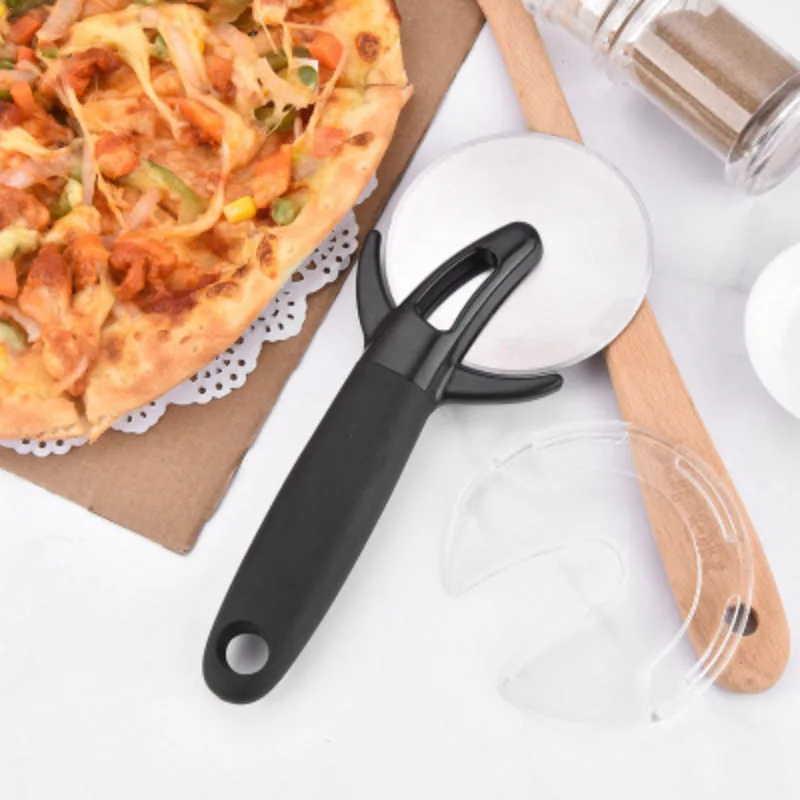 Stainless Steel Pizza Cutter Round Shape Pizza Wheels Cutters Cake Bread Knife Cutter Pizza Kitchen Tools With Plastic Handle Stainless Steel Pizza Cutter Round Shape Pizza Wheels Cutters Cake Bread Knife Cutter Pizza Kitchen Tools With Plastic Handle