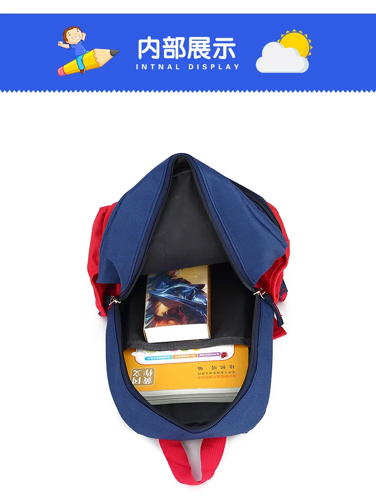 Рюкзак с динозавром для детского сада, школьная сумка с милым рисунком, крутые сумки для мальчиков и девочек, водонепроницаемая Повседневная дорожная сумка